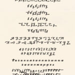 Auntekhno Script Font Poster 6
