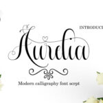 Aurelia Font Poster 1