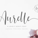 Aurelle Font Poster 1