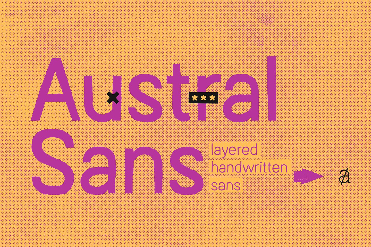 Austral Sans Font Poster 1