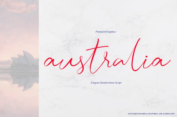 Australia Script Font