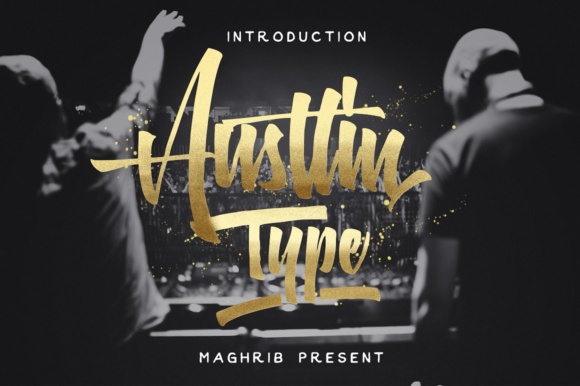 Austtin Font Poster 1