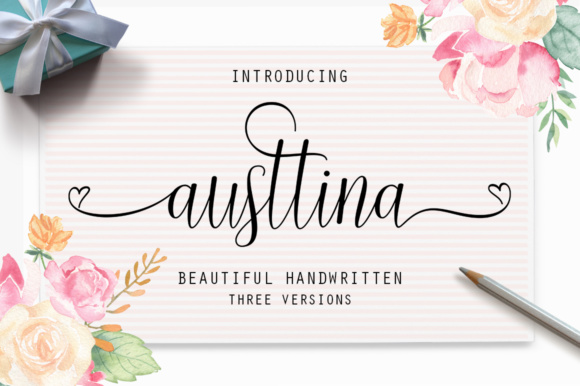 Austtina Font Poster 1