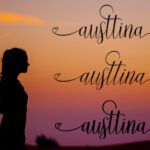 Austtina Font Poster 3
