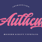 Authem Font Poster 1