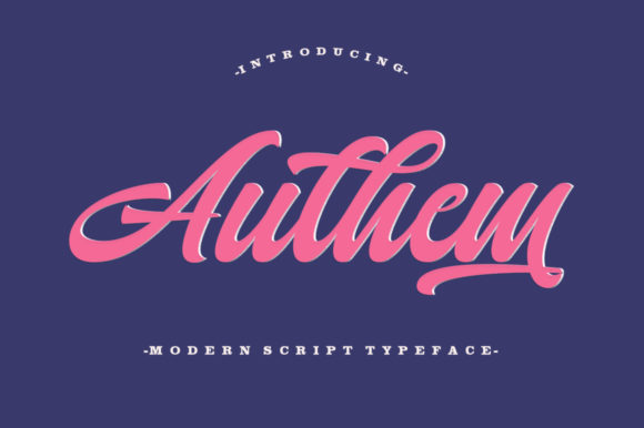 Authem Font Poster 1