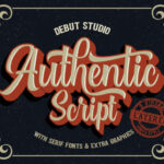 Authentic Duo Font Poster 1