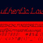 Authentic Love Font Poster 1