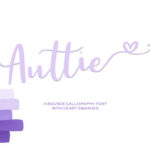 Auttie Font Poster 1