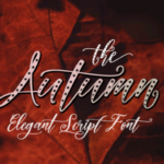 Autumn Font Poster 1