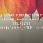 Autumn Happiness Font Poster 4