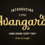 Avangard Font Poster 1