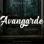 Avangarde Font Poster 1