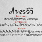Avessa Font Poster 8