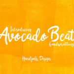 Avocado Beat Font Poster 1