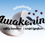 Awakening Font Poster 1