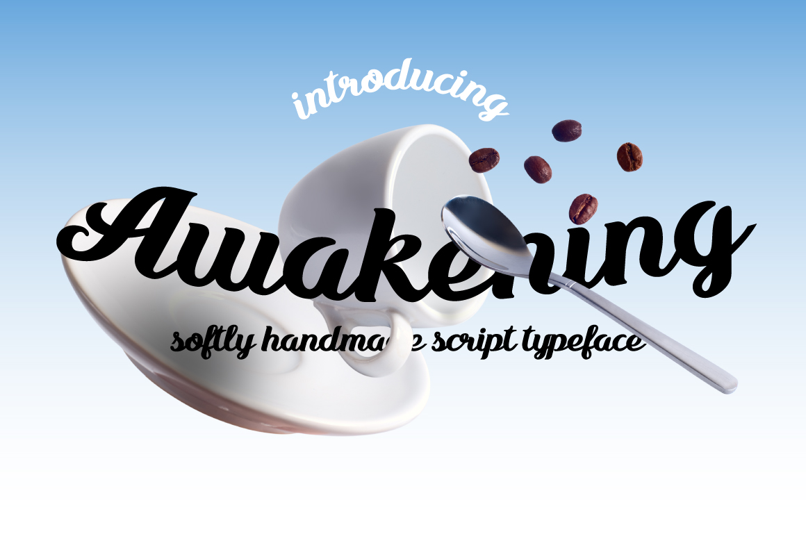 Awakening Font Poster 1