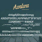 Awaluna Font Poster 4