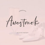 Awestruck Font Poster 1