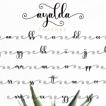 Ayalda Font Poster 12