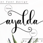 Ayalda Font Poster 10