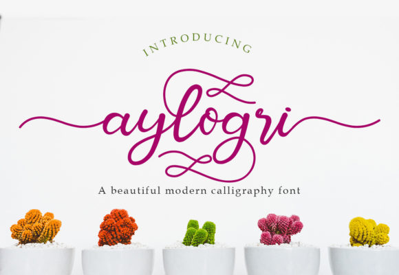 Aylogri Font Poster 1