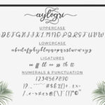 Aylogri Font Poster 9