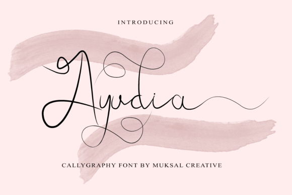 Ayudia Font Poster 1