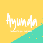 Ayunda Font Poster 1