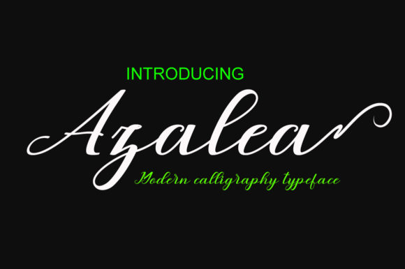 Azalea Font Poster 1