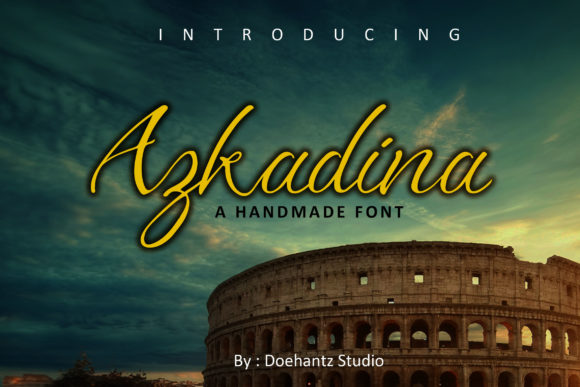 Azkadina Font Poster 1