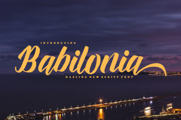 Babilonia Font Poster 1