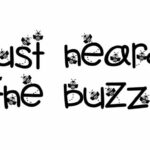 Baby Bumble Bee Font Poster 2
