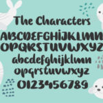 Baby Seal Font Poster 2