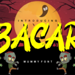 Bacar Font Poster 1