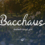 Bacchaus Script Font Poster 1