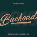 Backend Font Poster 1