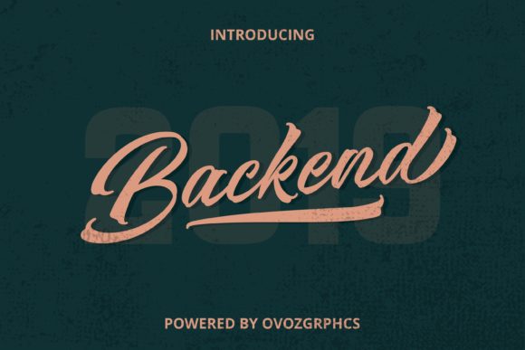 Backend Font