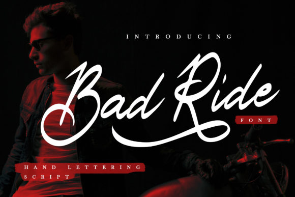 Bad Ride Font Poster 1