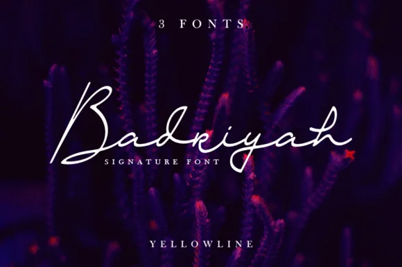 Badriyah Font Badriyah Font Poster 1