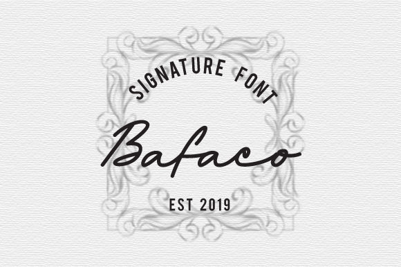 Bafaco Font Poster 1