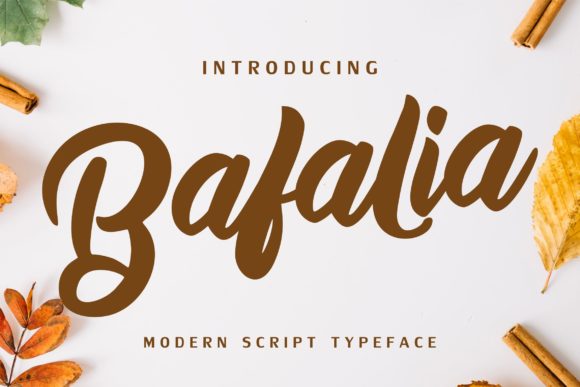 Bafalia Font Poster 1