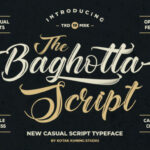 Baghotta Font Poster 1