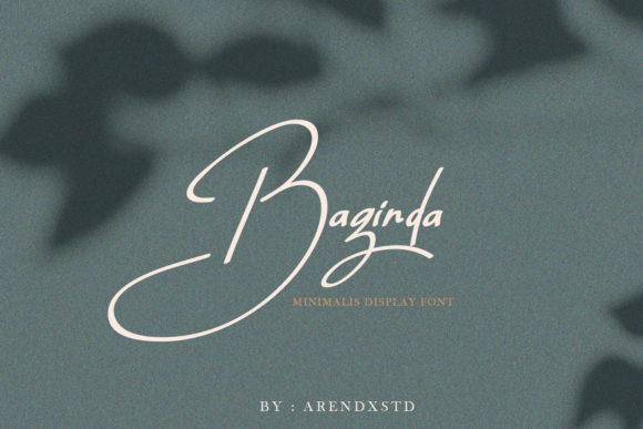 Baginda Font Poster 1