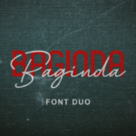 Baginda Duo Font Poster 1