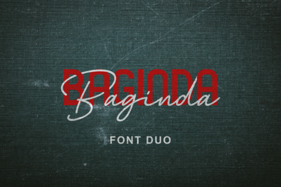 Baginda Duo Font Poster 1
