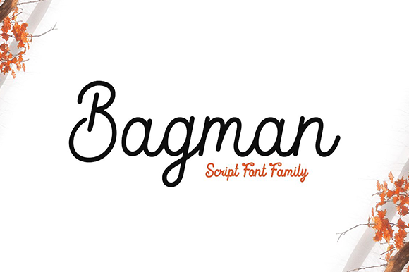 Bagman Font Poster 1