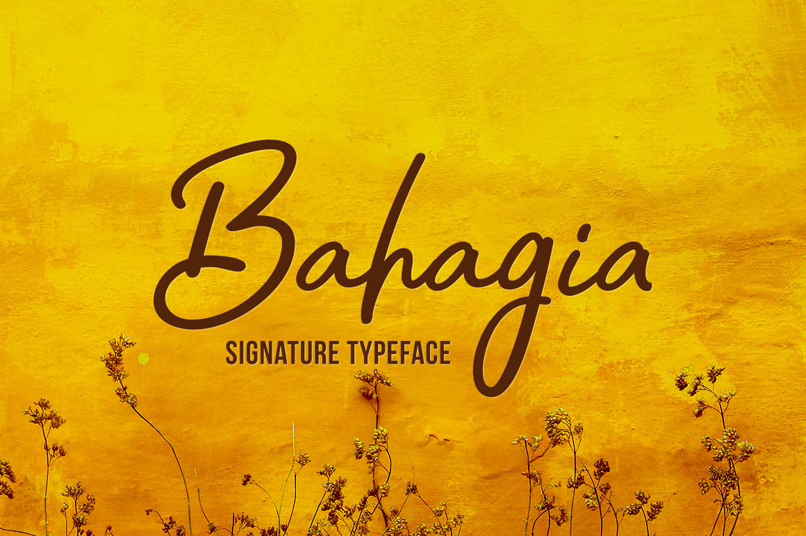 Bahagia Font Poster 1