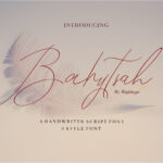 Bahytsah Font Poster 1