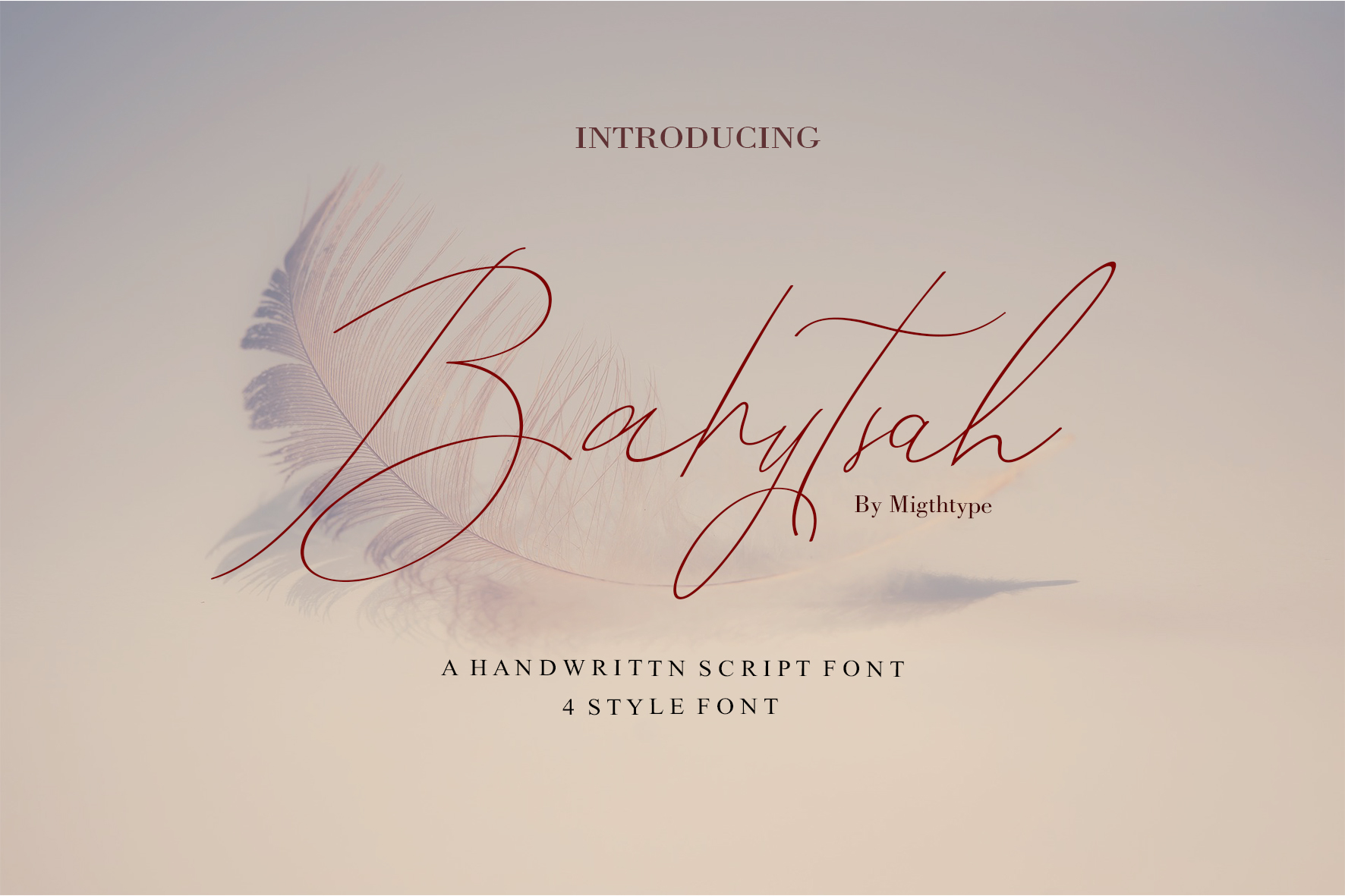 Bahytsah Font Poster 1